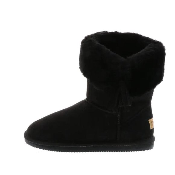 NWOB Apres V-Tassel Boot Faux Suede/Fur Boot, Women's 9M - Picture 6 of 6